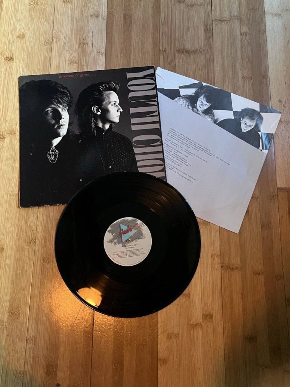 Youth Choir Shades Of Gray 1986 Vinyl Lp Shadow Records Chrsitian New Wave